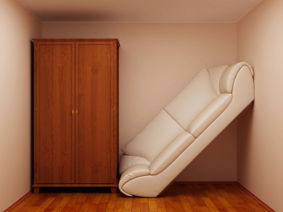 Как правильно расставить мебель в комнате маленькой квартиры: фото .