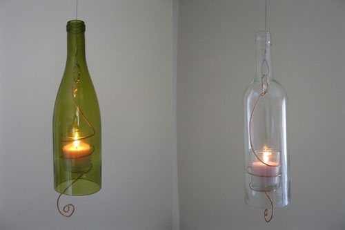 свечка,лампа,бутылка,фонарик