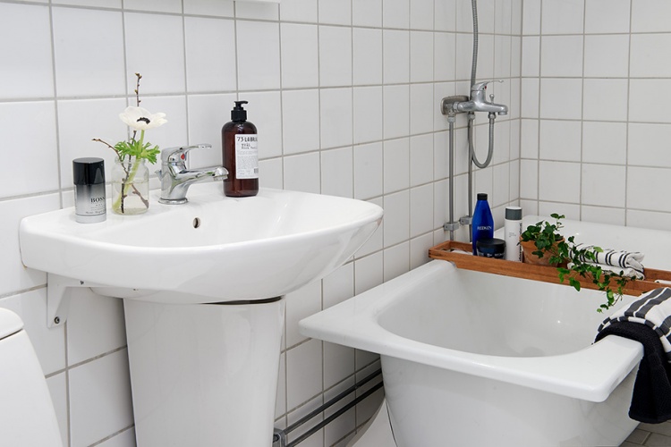 ванная,раковина,Швеция,скандинавский дизайн
