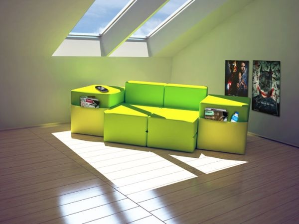 мебель,сборная,раскладная,зеленый диван,тумбочка