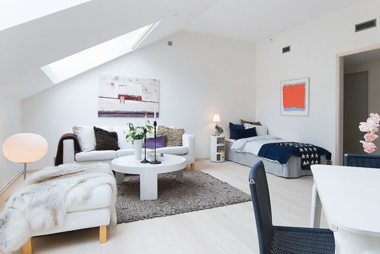 нордический дизайн, квартира,мансарда, белый стиль,минимализм,светлая квартира,фото
