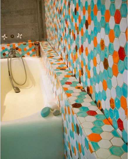 ванная плитка мозайка